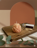 Mini Bougie Lotus | Bougie Florale Artisanale