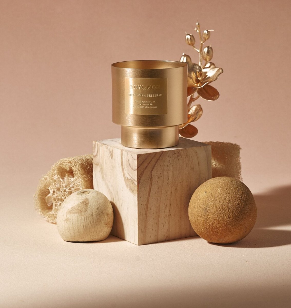 Bougie parfumée de luxe « Cigare Cubain » – Boîte métal élégante