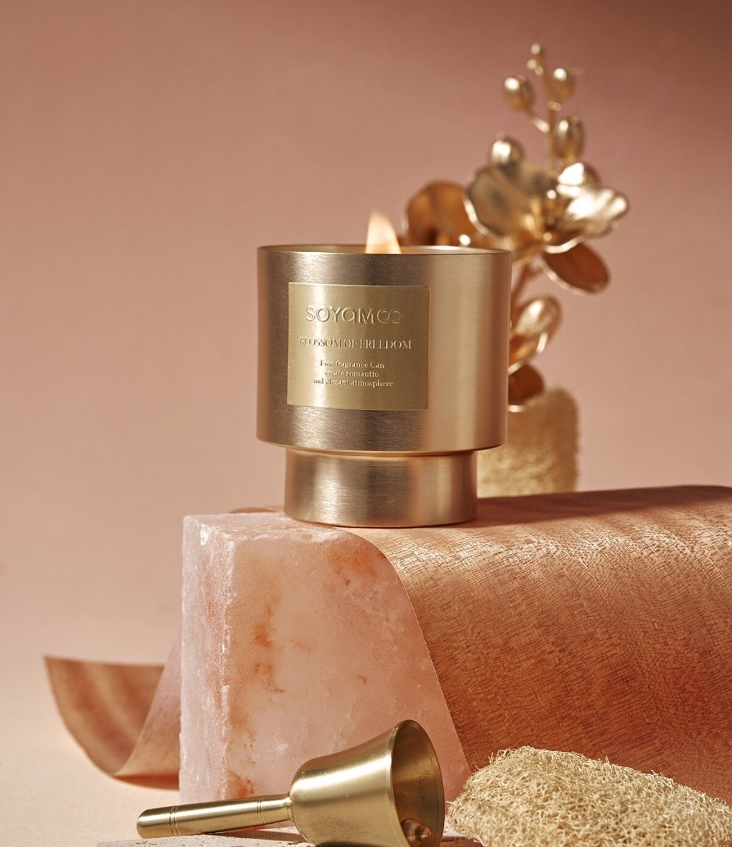 Bougie parfumée de luxe « Cigare Cubain » – Boîte métal élégante